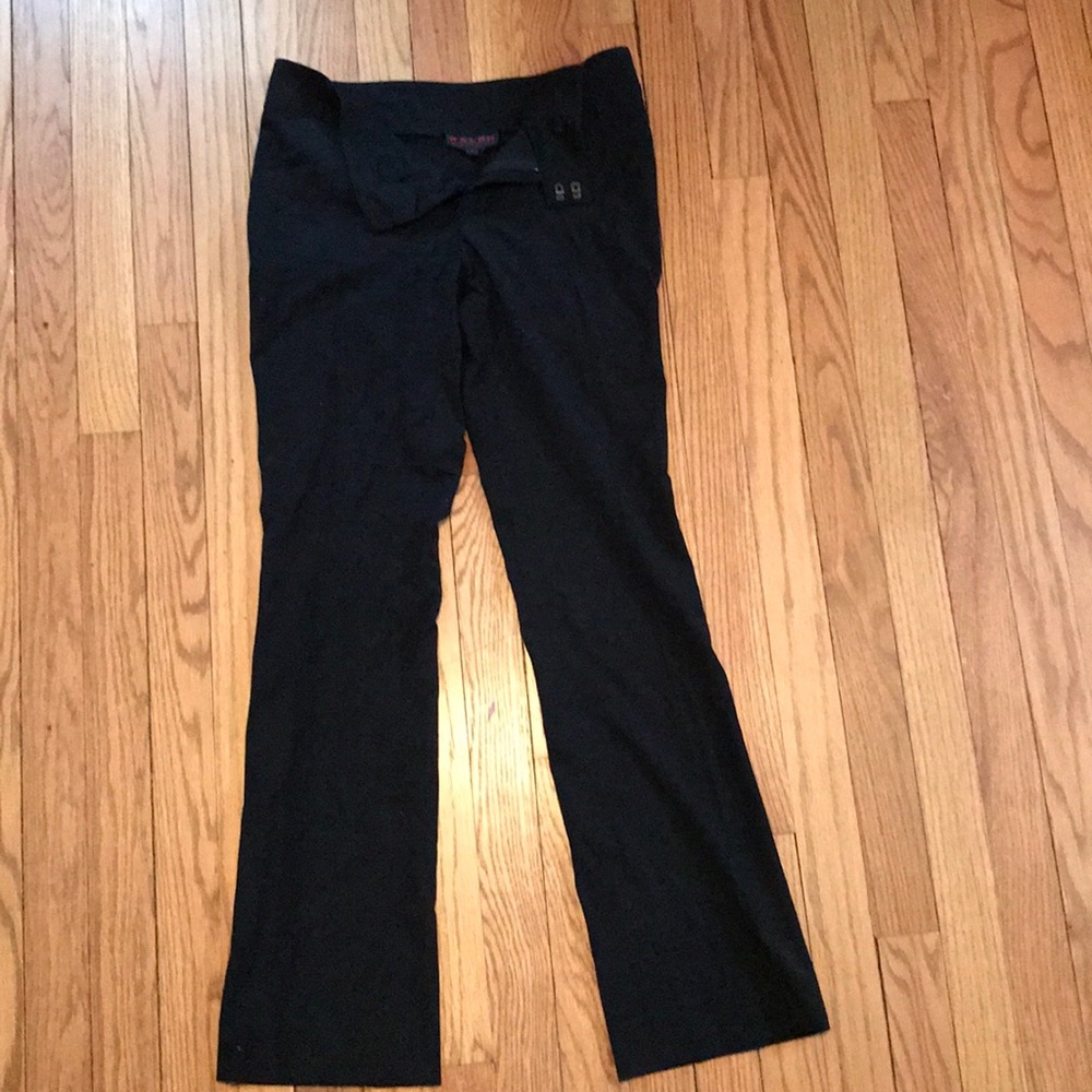 Plain black Ralph Lauren suit pants